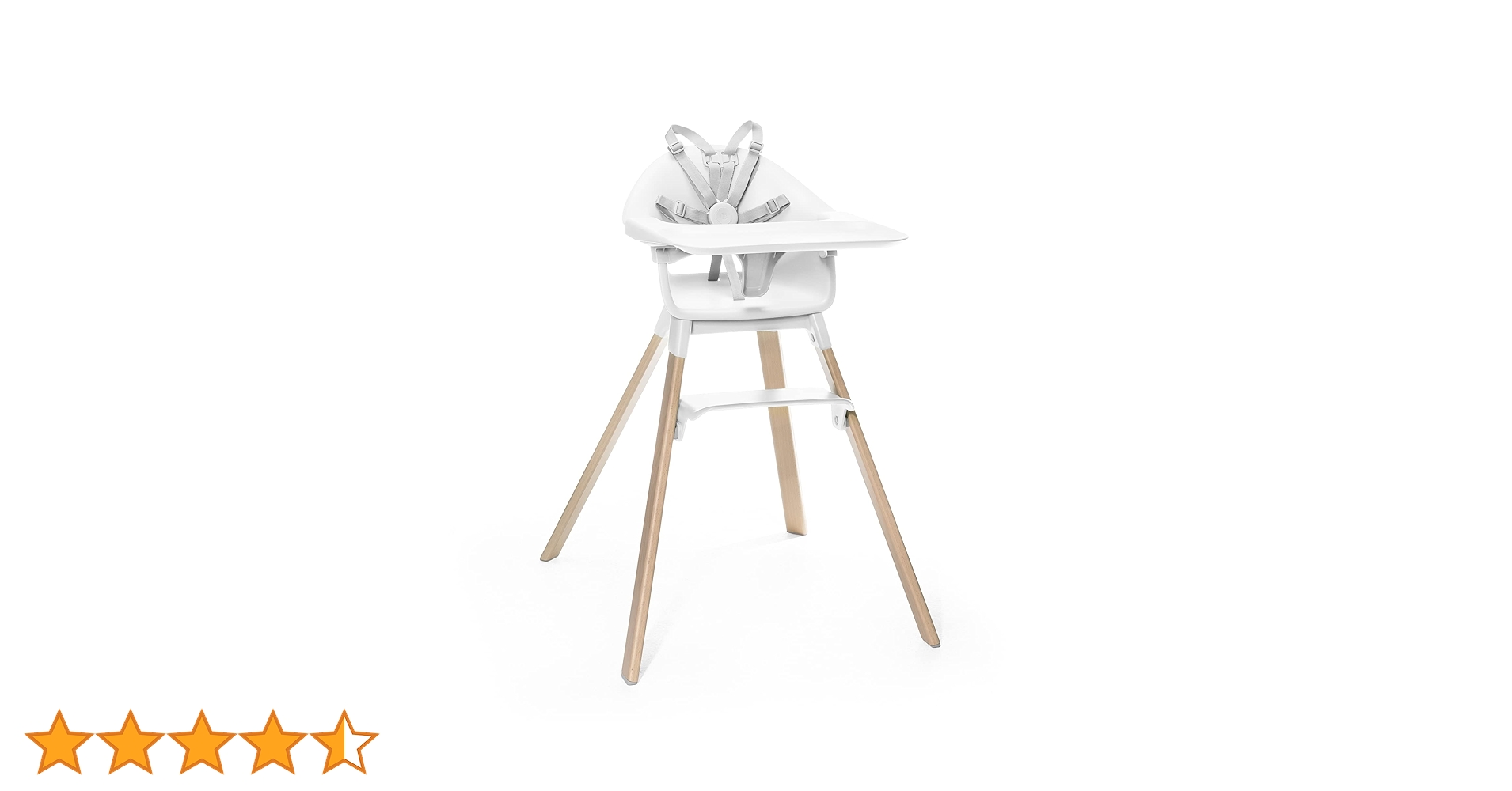 【美品】STOKKE ストッケ　ハイチェア　ベビーチェア クリック　ホワイト STOKKE ストッケ ハイチェア ベビーチェア クリック ホワイト